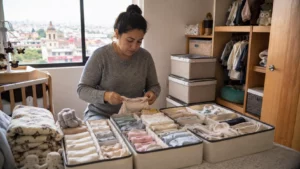 Cómo guardar ropa de bebé para reutilizarla después.